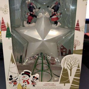 Disney Mickey and Minnie Mouse Light-Up Holiday Tree Topper